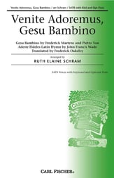 Venite Adoremus, Gesu Bambino SATB choral sheet music cover